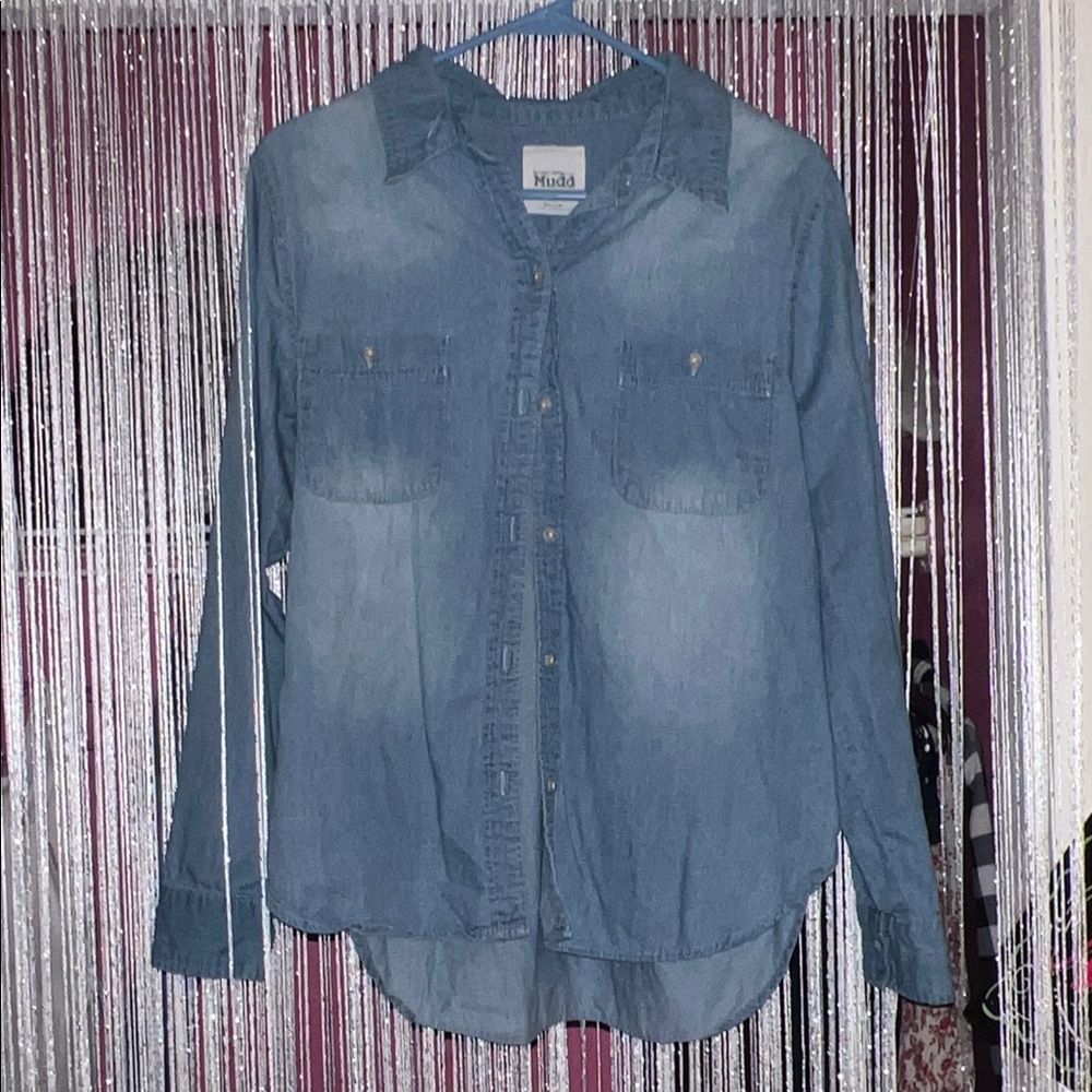 Mudd Light Blue Denim Shirt
